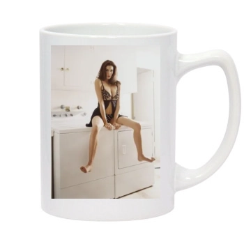 Teri Hatcher 14oz White Statesman Mug