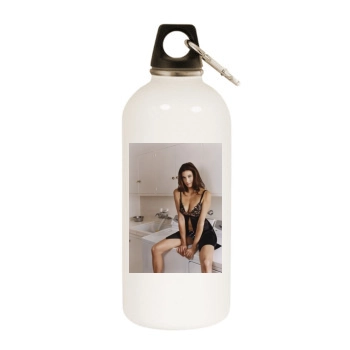 Teri Hatcher White Water Bottle With Carabiner