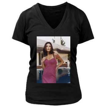 Teri Hatcher Women's Deep V-Neck TShirt