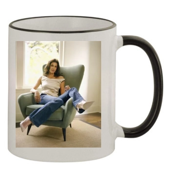 Teri Hatcher 11oz Colored Rim & Handle Mug