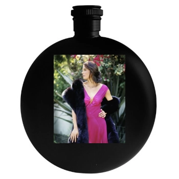 Teri Hatcher Round Flask