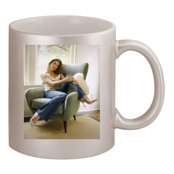 Teri Hatcher 11oz Metallic Silver Mug