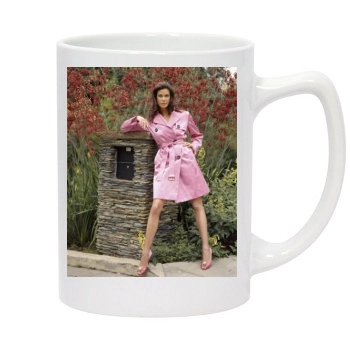 Teri Hatcher 14oz White Statesman Mug