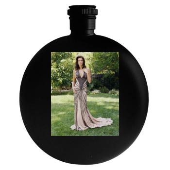 Teri Hatcher Round Flask