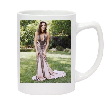 Teri Hatcher 14oz White Statesman Mug