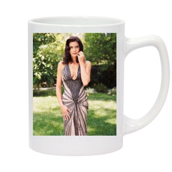 Teri Hatcher 14oz White Statesman Mug