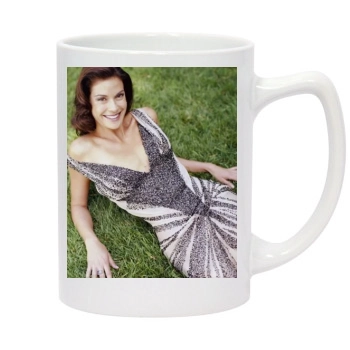 Teri Hatcher 14oz White Statesman Mug