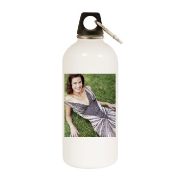 Teri Hatcher White Water Bottle With Carabiner