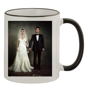 Teri Hatcher 11oz Colored Rim & Handle Mug