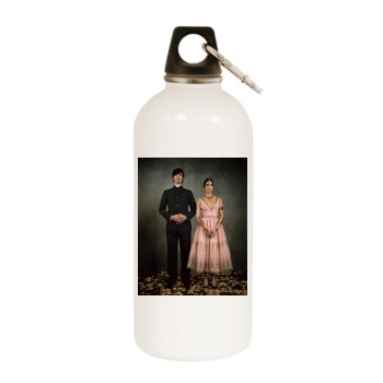 Teri Hatcher White Water Bottle With Carabiner