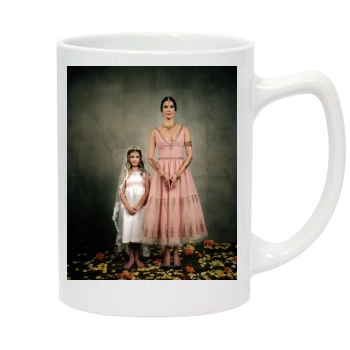 Teri Hatcher 14oz White Statesman Mug