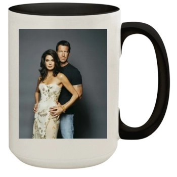 Teri Hatcher 15oz Colored Inner & Handle Mug