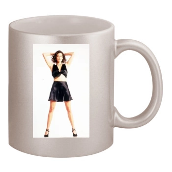 Teri Hatcher 11oz Metallic Silver Mug