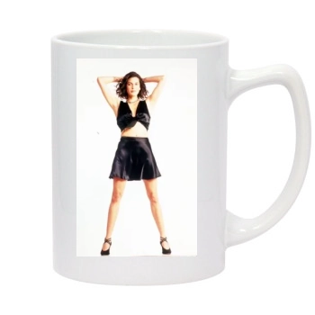 Teri Hatcher 14oz White Statesman Mug