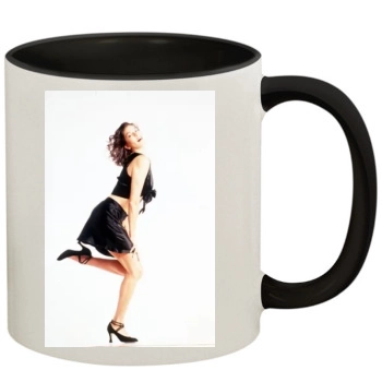 Teri Hatcher 11oz Colored Inner & Handle Mug