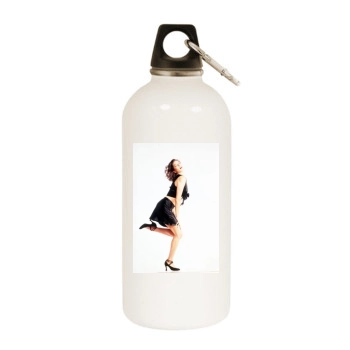 Teri Hatcher White Water Bottle With Carabiner