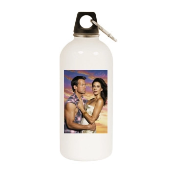 Teri Hatcher White Water Bottle With Carabiner