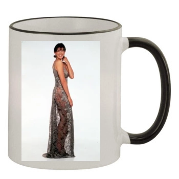 Teri Hatcher 11oz Colored Rim & Handle Mug