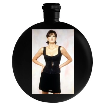 Teri Hatcher Round Flask