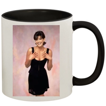 Teri Hatcher 11oz Colored Inner & Handle Mug