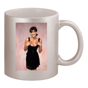 Teri Hatcher 11oz Metallic Silver Mug