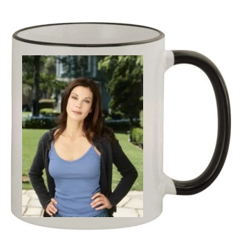 Teri Hatcher 11oz Colored Rim & Handle Mug