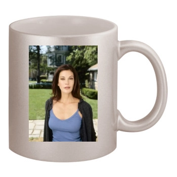 Teri Hatcher 11oz Metallic Silver Mug