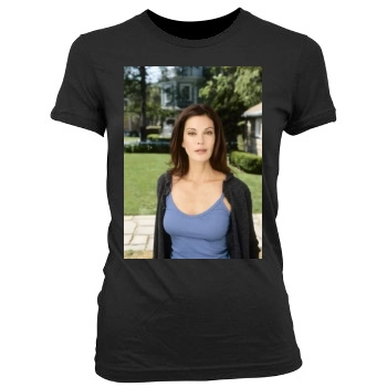 Teri Hatcher Women's Junior Cut Crewneck T-Shirt