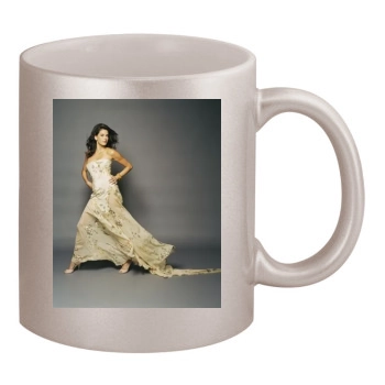 Teri Hatcher 11oz Metallic Silver Mug