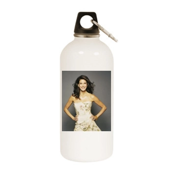 Teri Hatcher White Water Bottle With Carabiner