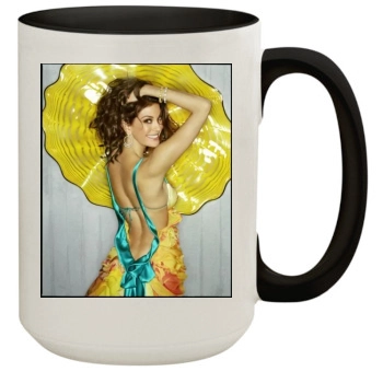 Teri Hatcher 15oz Colored Inner & Handle Mug