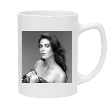 Teri Hatcher 14oz White Statesman Mug