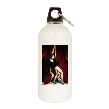 Teri Hatcher White Water Bottle With Carabiner