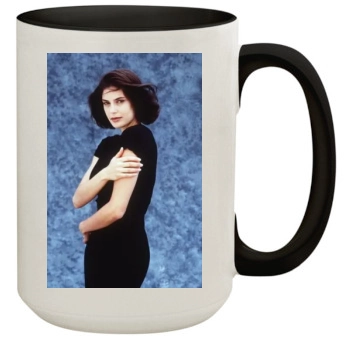 Teri Hatcher 15oz Colored Inner & Handle Mug