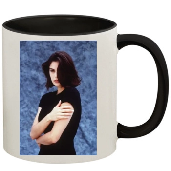 Teri Hatcher 11oz Colored Inner & Handle Mug