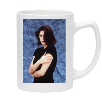 Teri Hatcher 14oz White Statesman Mug