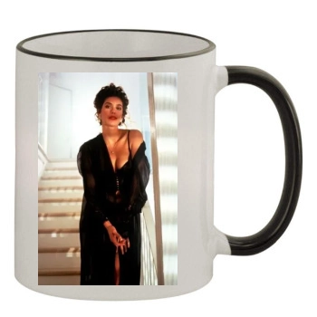 Teri Hatcher 11oz Colored Rim & Handle Mug