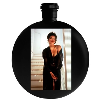 Teri Hatcher Round Flask