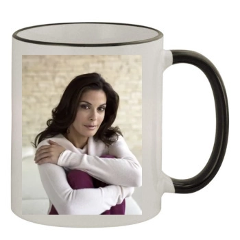 Teri Hatcher 11oz Colored Rim & Handle Mug