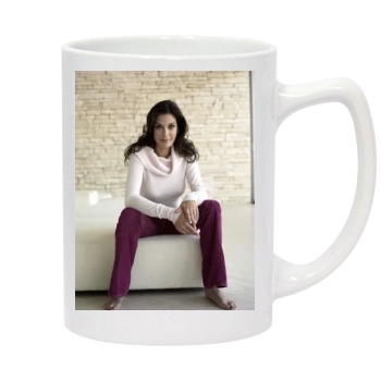 Teri Hatcher 14oz White Statesman Mug