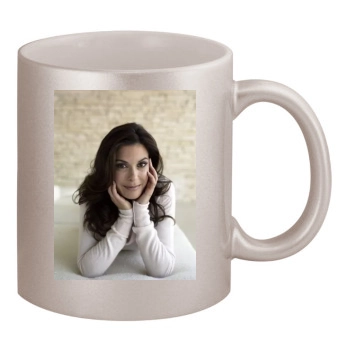 Teri Hatcher 11oz Metallic Silver Mug