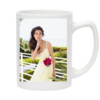 Teri Hatcher 14oz White Statesman Mug