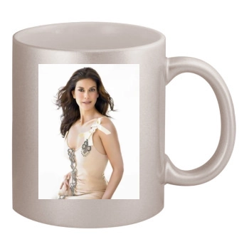 Teri Hatcher 11oz Metallic Silver Mug