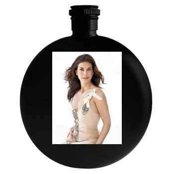 Teri Hatcher Round Flask