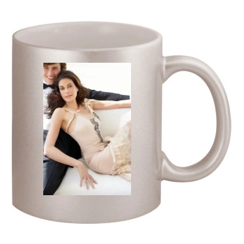 Teri Hatcher 11oz Metallic Silver Mug