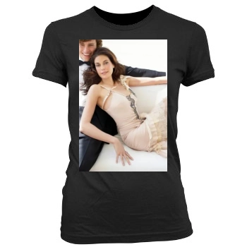 Teri Hatcher Women's Junior Cut Crewneck T-Shirt