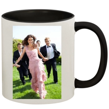 Teri Hatcher 11oz Colored Inner & Handle Mug