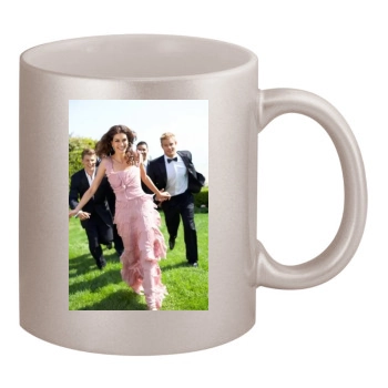 Teri Hatcher 11oz Metallic Silver Mug