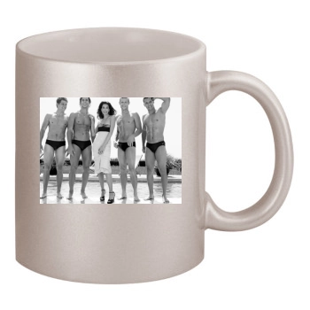 Teri Hatcher 11oz Metallic Silver Mug