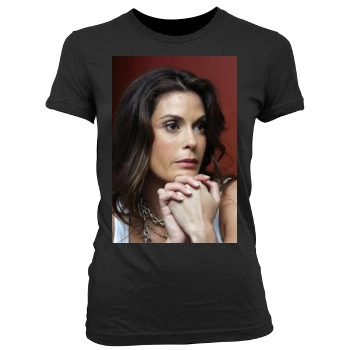 Teri Hatcher Women's Junior Cut Crewneck T-Shirt